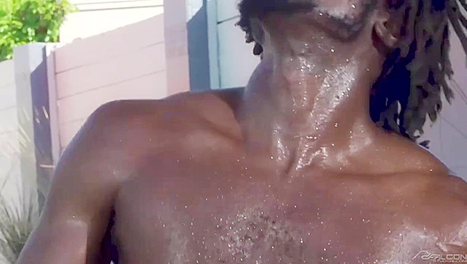 Devin Trez Dominates Outdoor Encounter with Passionate interracial Action – Gus Del Rey