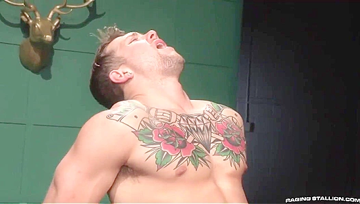 Sebastian Kross Swallows Tyce Jaxs Massive Load Raw — Pure Grit, Zero Regrets – Raging