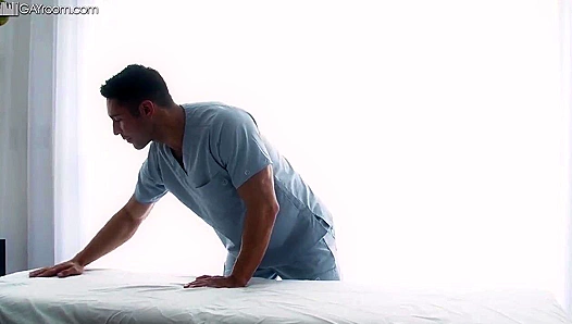 Sexy Massage Turns into Wild Steaming Anal Action – Seth Santaro x Bryson Belair
