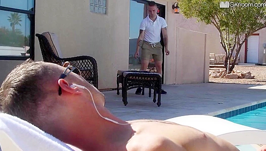 Hot Pool Encounter: Timothy Drake Trent Summers Heat Up Man Royale – 18+