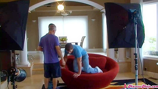 Steamy Massage Turns into Hot, Wild Blowjob Fun – Marcus Mojo Jimmy Clay Go All Out