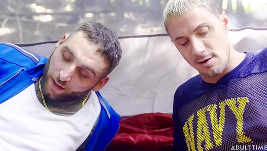 Skyy Knox Tony DeAngelo Heat Up the Tent in Steamy Threesome – JerkBuddies 18+