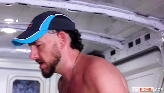 Derek Allen Dominates Jace Starr with Rough Doggy Action in the Van – 18+