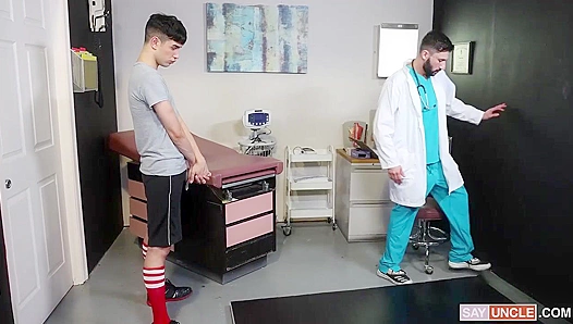 Riding High: Rob Quin Takes Dr. Scott DeMarcos Thick Cock Deep – DoctorTapes