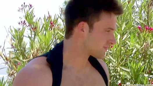 Trystan Bulls Intense Solo Session: Hot Muscle Action On Set – GayPornStarHeat 18+