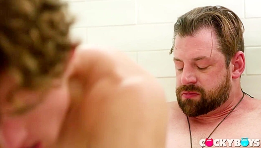 Shower Heat: Andrew Stark, Greyson, Myles Get Naughty – CockyBoys 18+