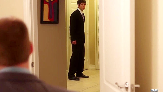 Spencer Fox Ryan C Heat Up After Work — Hot Office Hookup Action