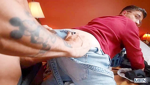 Eager Twink Dominates Huge-Cock Daddy — MaverickSun x Austin Wolf 18+