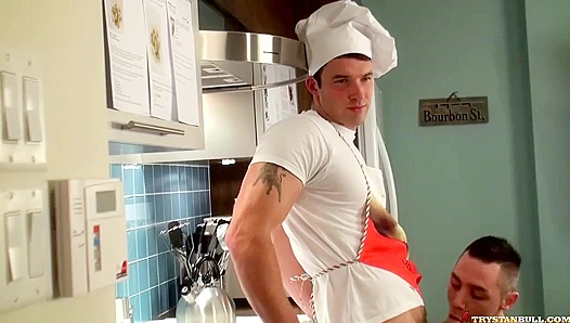 Tristan Bulls Meets Johan Lapointe in Sizzling Kitchen Heat – 18+