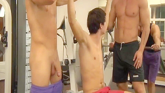 Mark Lee Brian Nash Take On Multiple Cocks in Hot Steam Room orgy – GayXXX