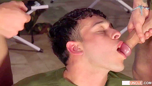 Jake Lottis Steamy Threesome – Deep Stretching Mind-Blowing Orgasms – MilitaryDick