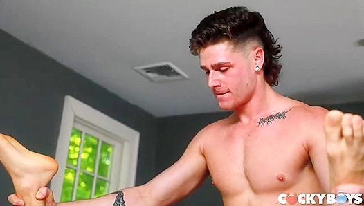 Chris Andy Take Turns Riding Travis Stevens Big Dick – Steamy Gay Fuck Fest