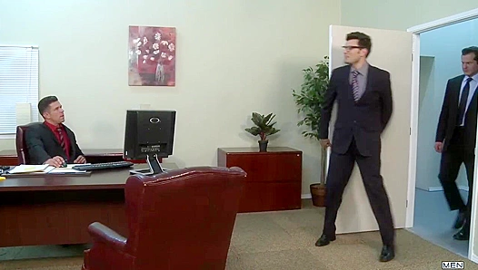 Parker London Trenton Ducati Heat Up the Office with Horny Gay Passion – Steamy Scene 18+