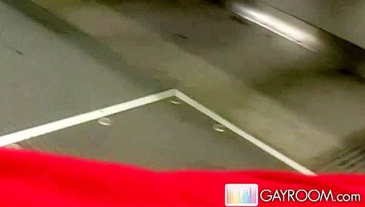 Adam Russo Gets Frisky During Steamy Elevator Rendezvous – Hot Gay Action XXX