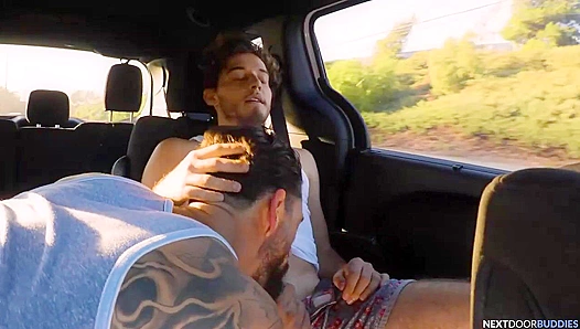 Blake Wilder Takes Charge Riding Alpha Wolfe in Hot Neighbor Fuck – 18+ Gay Sex