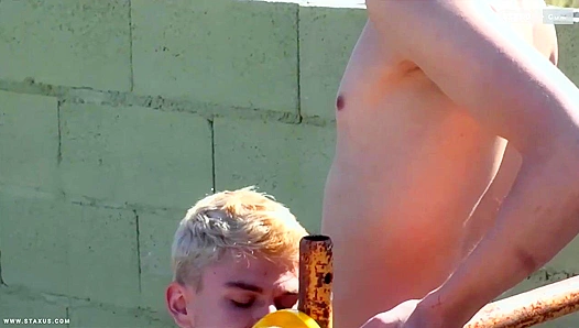 Hard Hats Off: Mike Cole Titus Snow Ignite Sparks on the Job Site – GayXXX