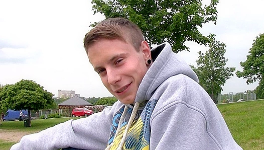 Alpha Takes Control Outdoors: Rough Public Ride for Needy Twink – XXXGay