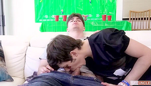 Stepbrothers Heat Up: Massive Bear Anal Fun – Dakota Daniel Goes Deep – 18+