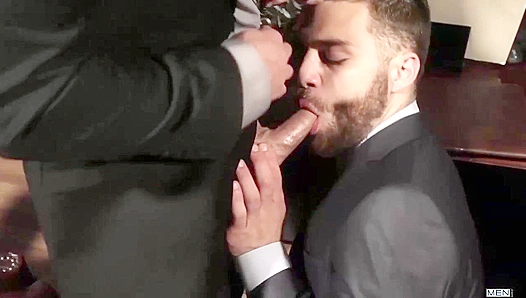 Tommy Defendi Claims Landon Conrad in Hot Office Domination – Gay Porno Thrills