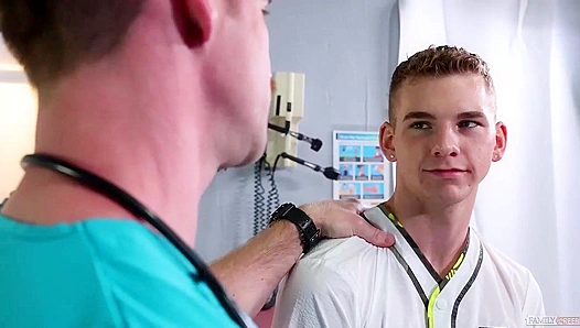 Nate Stetson Dominates in Steamy Doctor-Patient Encounter – GayPornHub 18+