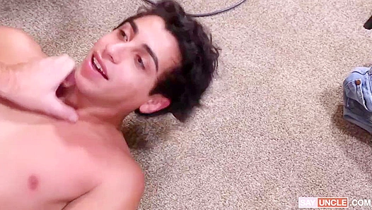 Stepbrothers Collide: Gabe Dominates Rebellious Eric Deep – Hot Gay Action 18+