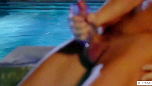Sun-Kissed Sin: Hot Poolside Gay Sex – Jordan Starr Fucks Luca Del Rey Hard