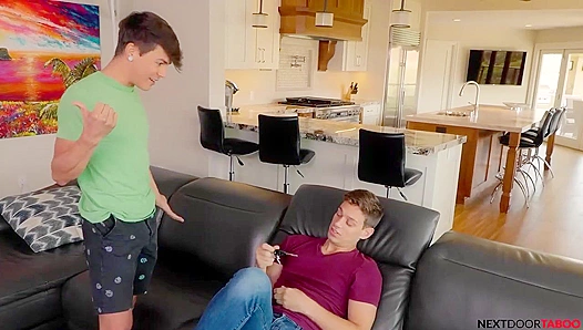 Andy Taylor Takes Control: Claiming Michael Del Rays Tight Hole Next Door – GayPornHeat