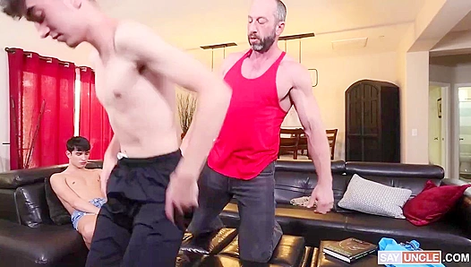 Stepbrothers Ignite Passion: Rob Quin muscular Madisons steamy massage affair –