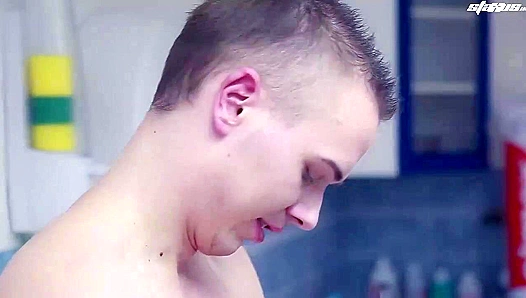 Sam Brooks Flexes Hard for Intense Gay Ass Play Action – GayXXX