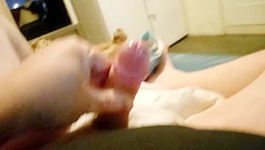 Massive Stud Gets Off Camera — Intense Deepthroat Blowjob Scene – Verified Trans 18+