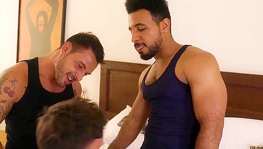 Hung Teen Gets Railed by Dual Cowboys—Double Stuffed Loving It – HotDuoX 18+