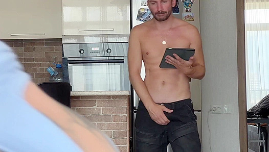 Hot Morning Workout Turns into Steamy Bi Threesome with Stepdad Husband – 18+