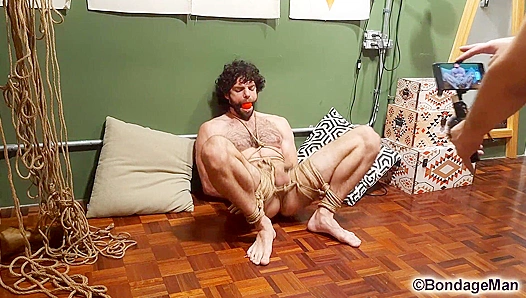Bound Breathless: Hot Brazilian Stud Captured by Obsessive Admirer – Steamy Gay Thrill