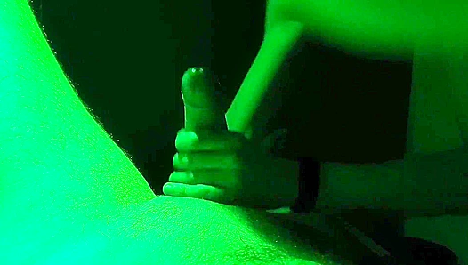 Under Neon Glow: Twink Thirsts for Thick Dick Creampie Pleasure – 18+