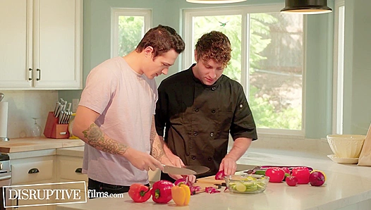 College Jock Takes It Hard After Cooking Class Fever – Steamy Gay Encounter 18+