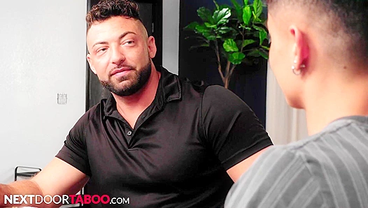 Cute Twink Gets Fully Railed by Neighbor – Hot Gay Hookup Action – 18+