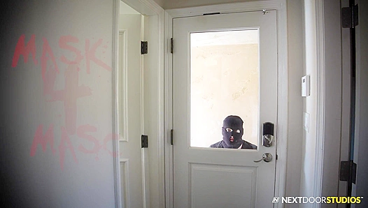 Masked Neighbor Spreads for Horny Stepdad – Wild Forbidden Anal Ride