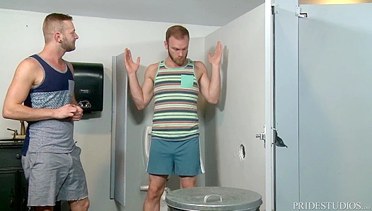First Time at the Glory Hole? He Becomes a Pro Cock-Sucker Overnight – 18+