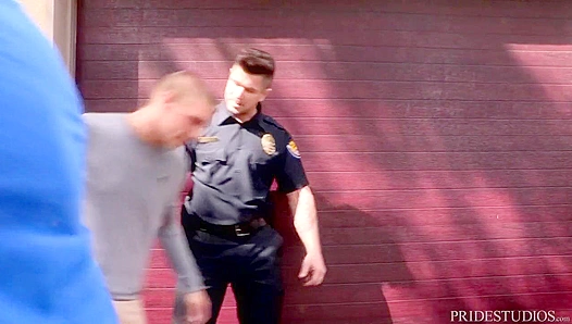 Riding the Edge: Dylan Lucas Takes Officer Trent Ferris Rock-Hard Pole – Full Thrust Fuck