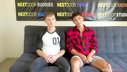 Married Couples Hot First threesome Spied On – Exclusive NextDoorCasting