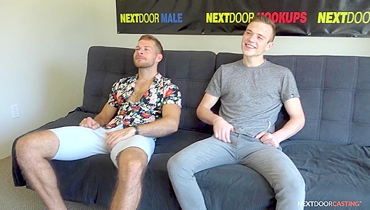 First-Time Rush: Straight Boy Discovers Pleasure in Rough Oral Bareback Fun –