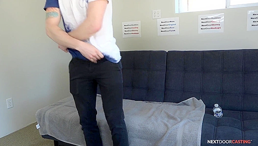 Fit Amatuer Twink Kyle Craves Hot Gay Action – Steamy Audition – NextDoorCasting