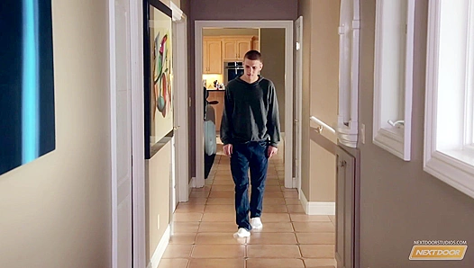Next-door twink caught red-handed by my horny stepbrother – 18+