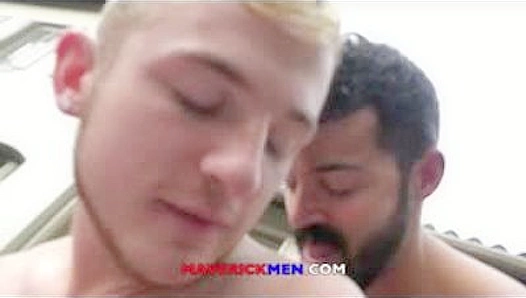 Young stud takes massive bareback outdoor anal — raw dick action heats up! – MaverickMen
