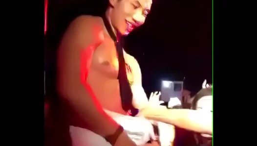 Steaming Solo Seduction: Horny Japanese Stripper Toys His Aching Cock – 18+