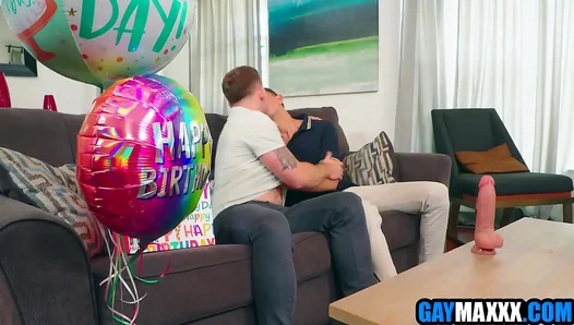 Bareback Birthday Heat: Roommates Ignite Wild Anal Action – 18+