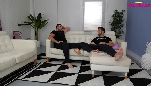 Hot Saturday Discovery: A Curious Straight Guy Dives into Steamy Gay Action – 18+
