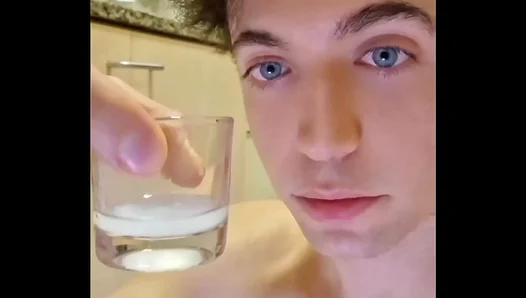 Tasting His Own Load: Twink Craves the Creamy Finish After Hot Blowjob – GayPorn 18+