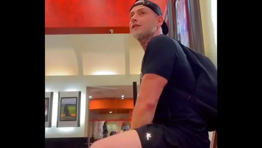 Intense Public Blowjob: Swallowing His Heavy Load in the Stall – GayPornX