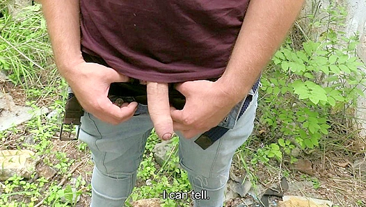 Outdoors Kink: Sub Takes Deep Throat Pump Swallows Huge Creampie – GayXXX